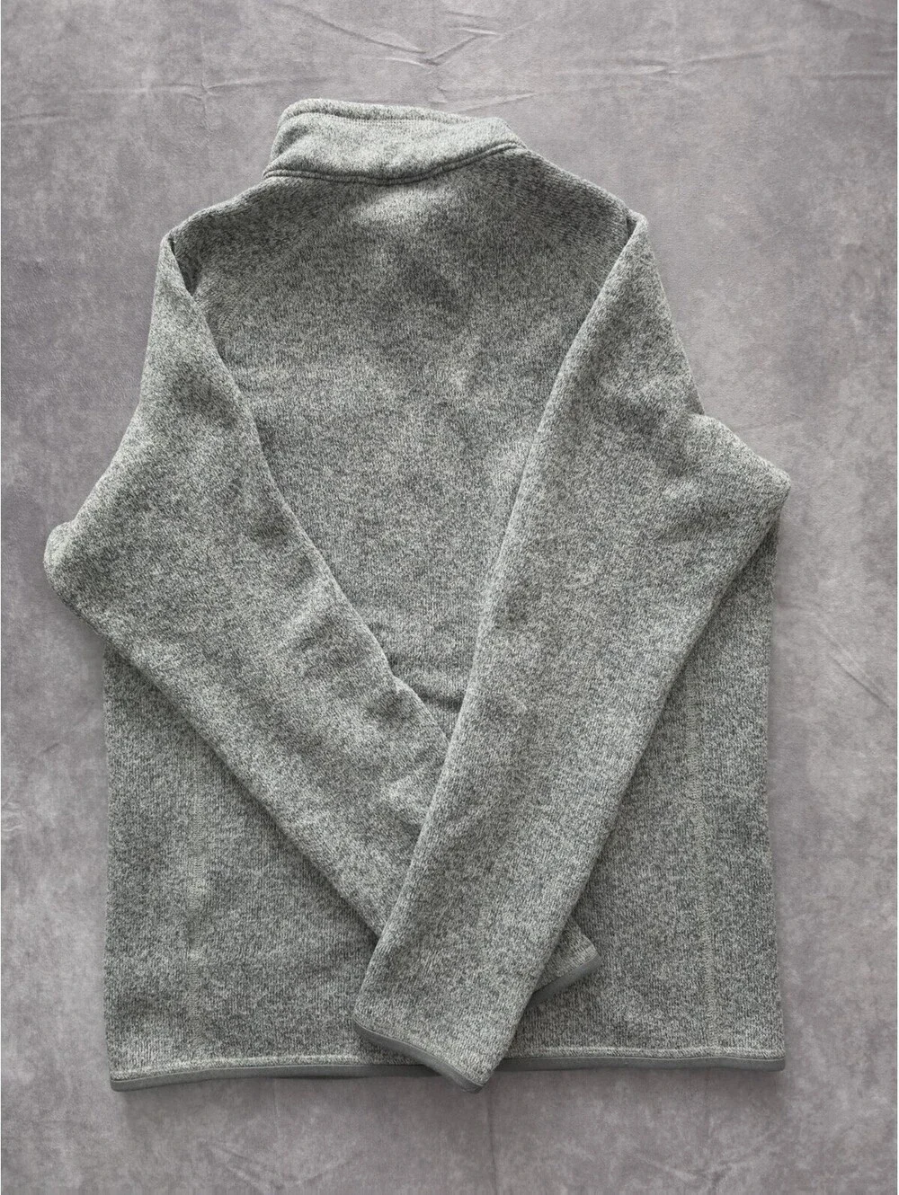 Patagonia Better Sweater Fleece Jacket Men's Medium Gray Full Zip Hiking Casual